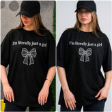 تیشرت لانگ just a girl