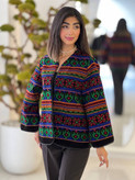 کت مخمل هندی مروارید دوزی کار دست